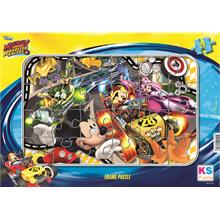 KS Games Mickey Roadster Racers 24 Parça Çerçeveli Puzzle - MCH704