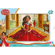 Ks Games Prenses Elena 24 Parça Frame Puzzle - ELN704