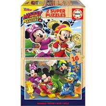 Educa 2x16 Parça Mickey And The Roadster Racers Ahşap Puzzle