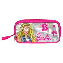 Barbie Kabartmalı Simli Kalem Çantası 95473