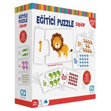 CA Games 40 Parça Sayılar Eğitici Puzzle - 5031