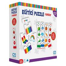 CA Games 60 Parça Renkler Eğitici Puzzle - 5029