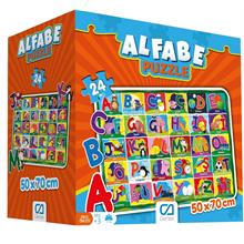 CA Games 24 Parça Alfabe Eğitici Maxi Boy Puzzle - 70x50 cm