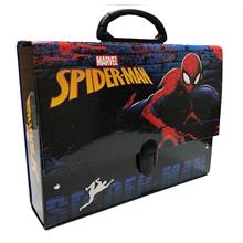 Spiderman (örümcek Adam) Siyah Saplı Çanta/Klasör