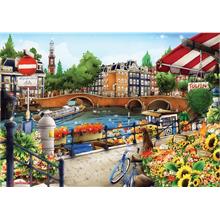 KS Games 500 Parça Amsterdam Puzzle - Hiroyuki Tanikawa