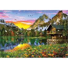 KS Games 4000 Parça Alpine Lake Puzzle Dominic Davison