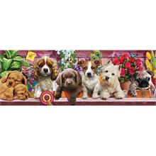 KS Games 1000 Parça Yavru Köpekler Panorama Puzzle