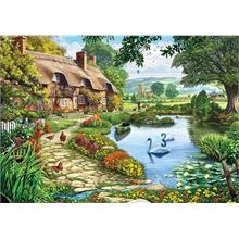 KS Games 1500 Parça Puzzle - Göl Kenarındaki Yaşam - Steve Crips