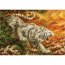 KS Games 1000 Parça Beyaz Kaplan Puzzle - Kayomi Harai