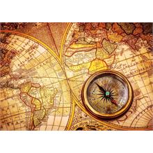 Nova 1000 Parça Eski Dünya Haritası ve Pusula Puzzle