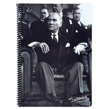 Keskin Color 80 Yaprak Spiralli Atatürk Çizgili A4 Defter