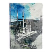 İstanbul Ortaköy Camii A4 Çizgili Defter - 80 Yaprak - Keskin Color