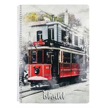 İstanbul Tramvay A4 Çizgili Defter - 80 Yaprak - Keskin Color