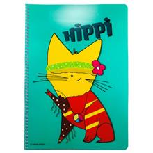 Ceren Arslan Hippi PP Kapak 60 Yaprak Kareli Defter (A4 - Keskin Color)