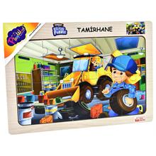 PlayWood 20 Parça Lastikli Ahşap Frame Puzzle