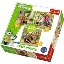 Trefl 20+36+50 Parça Treflikow Ailesi Çocuk Puzzle