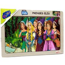 PlayWood 20 Parça Ahşap Eğitici Puzzle - Prenses Elis ve Arkadaşları