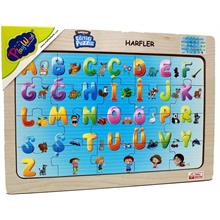 PlayWood Harfler ve Semboller Ahşap Eğitici Puzzle 20 Parça