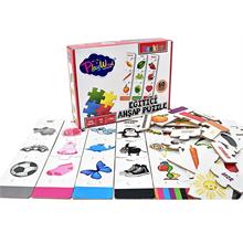 PlayWood Eğitici Ahşap Puzzle - Renkler - 60 Parça