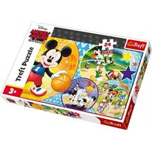 Trefl 24 Parça Mickey Mouse Spor Zamanı Maxi Boy Çocuk Puzzle