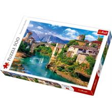 Trefl 37333 - Bosna Hersek Mostar Köprüsü 500 Parça Puzzle