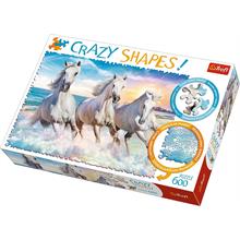 Trefl 600 Parça Çılgın Şekilli Puzzle - Dalgalar Arasında Dörtnale