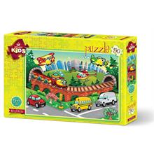 Art Puzzle Kids 50 Parça Taşıtlar ve Trafik Çocuk Puzzle