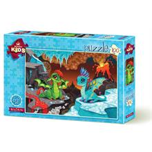 Art Kids 100 Parça Ejderha Yavruları Çocuk Puzzle (6-8 Yaş)