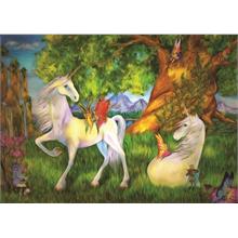 Art Kids 100 Parça İki Unicorn Çocuk Puzzle (6-8 Yaş)