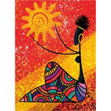 Nova Puzzle 1000 Parça Güneş ve Afrikalı Kadın - 41059