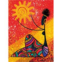 Nova Puzzle 1000 Parça Güneş ve Afrikalı Kadın - 41059
