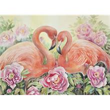 Nova 41104 İki Aşık Flamingo Puzzle - 1000 Parçalı