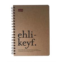 Lügat 365 Ehlikeyf 100 Yapraklı Noktalı A5 Defter - 17x24 Cm