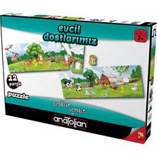 Anatolian 22 Parça Evcil Dostlarımız Çocuk Puzzle