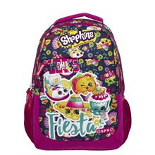 Shopkins Üç Bölmeli Pembe Kız Çocuk İlkokul Çantası - 2159