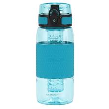 Mavi Silikon Kaplı 380 ml Tritan Matara - Uzspace Detoks Matara