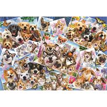 Anatolian 2000 Parça Neşeli Hayvanlar Selfie Kolaj Puzzle