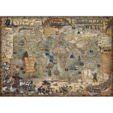 Heye 2000 Parça Korsan Dünya Haritası Puzzle