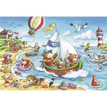 Ravensburger 2x24 Parça Yaz Tatili Çocuk Puzzle - 4 Yaş Üzeri