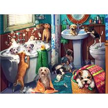 Ravensburger 200 Parça Sevimli Köpekler Banyo Zamanı XXL Puzzle