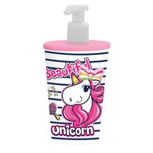 Herevin 340 cc Pembe Unicorn Desenli Kız Çocuk Sıvı Sabunluk