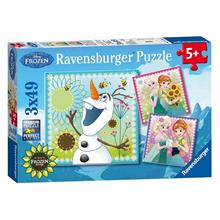 Ravensburger 3x49 Parçalık Kız Çocuk Frozen Puzzle