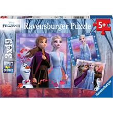 Frozen II 3x49 Parça Kare Çocuk Puzzle - Ravensburger 050116