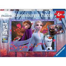 Ravesburger 2x24 Parça Frozen II Kız Çocuk Puzzle - 4 Yaş ve Üzeri