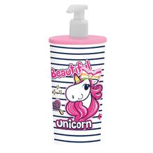Unicorn Baskılı 470 ml Sıvı Sabunluk - Pembe - Kız Çocuk