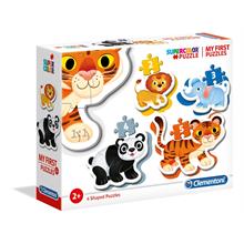 Clementoni 2+3+4+5 Parça Vahşi Hayvanlar Baby Puzzle - İlk Puzzle Koleksiyonum