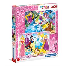 Clementoni 2x20 Parça Disney Princess Çocuk Puzzle - 3 Yaş üzeri