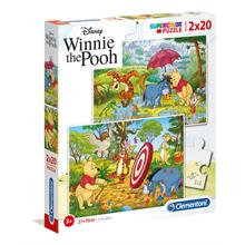 Clementoni 2x20 Parça Winnie The Pooh Çocuk Yapbozu