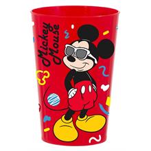 Herevin 340 ml Mickey Mouse Kırmızı PP Bardak - Erkek Çocuk - Okul, Parti, Piknik