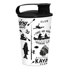 Herevin Kayak Club 340 ml Kapaklı Bardak - Piknik, Ev, Parti Kullanımına Uygun